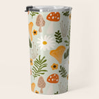 Woodland Mushroom Pattern Travel Mug Gallery Image 3