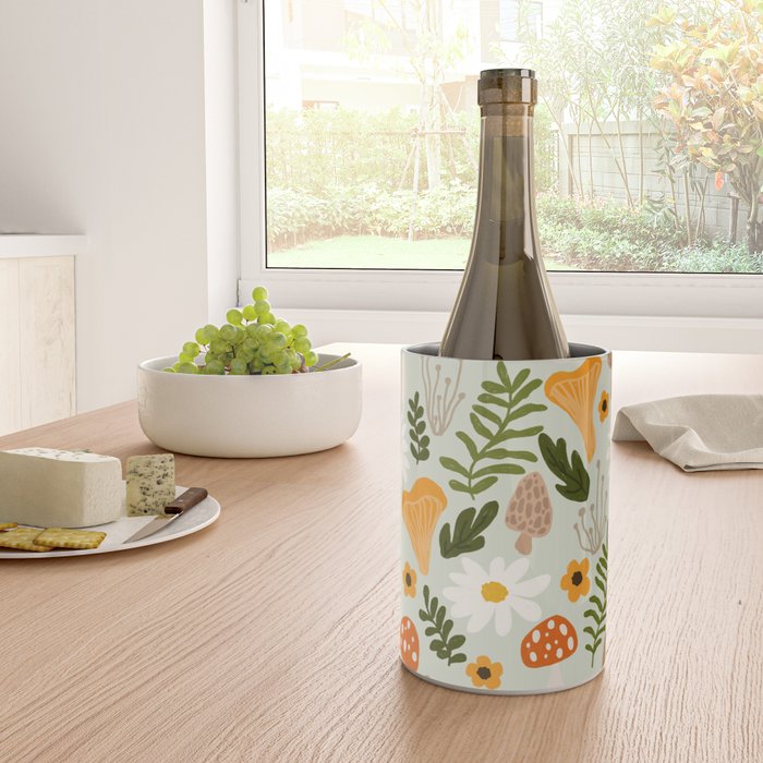 Woodland Mushroom Pattern Wine Chiller Gallery Image 4