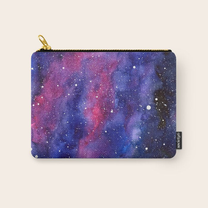 Nebula Galaxy Watercolor Space Sky Carry All Pouch Gallery Image 1