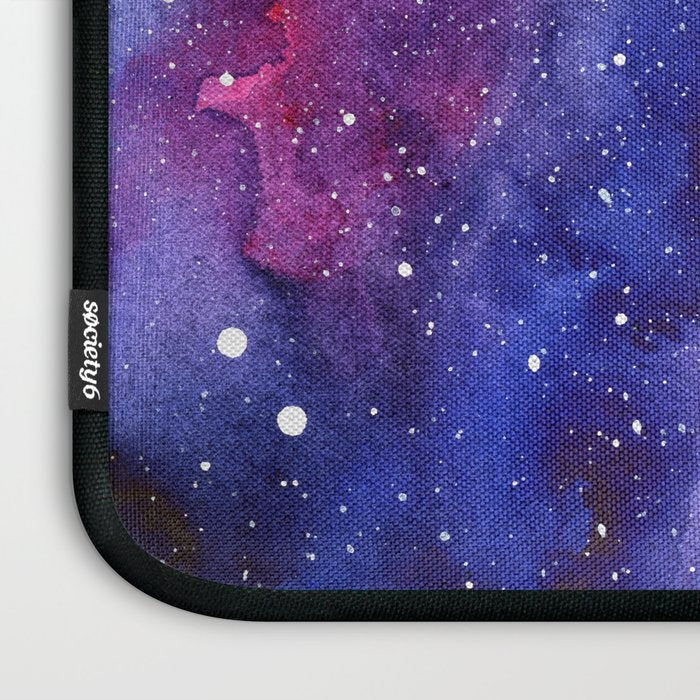 Nebula Galaxy Watercolor Space Sky Laptop Sleeve Gallery Image 3