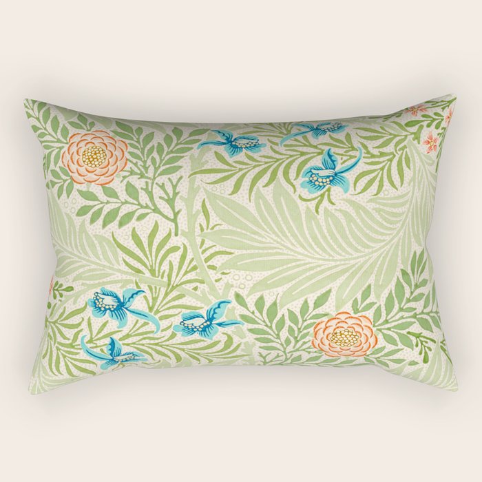 Larkspur by William Morris Rectangular Pillow Gallery Image 1