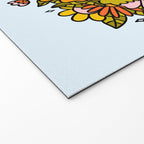 Sagittarius Flowers Welcome Mat Gallery Image 2