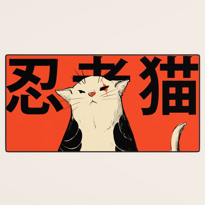 Neko ninja 2 Desk Mat Gallery Image 3