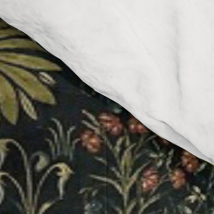 The Unicorn Rests in a Garden (from the Unicorn Tapestries) Comforter Gallery Image 4
