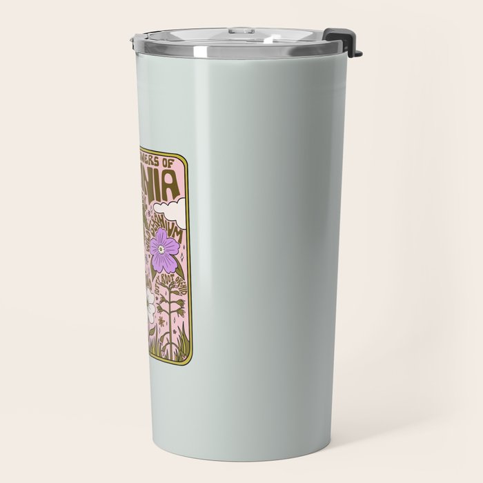 Virginia Wildflowers Travel Mug Gallery Image 2
