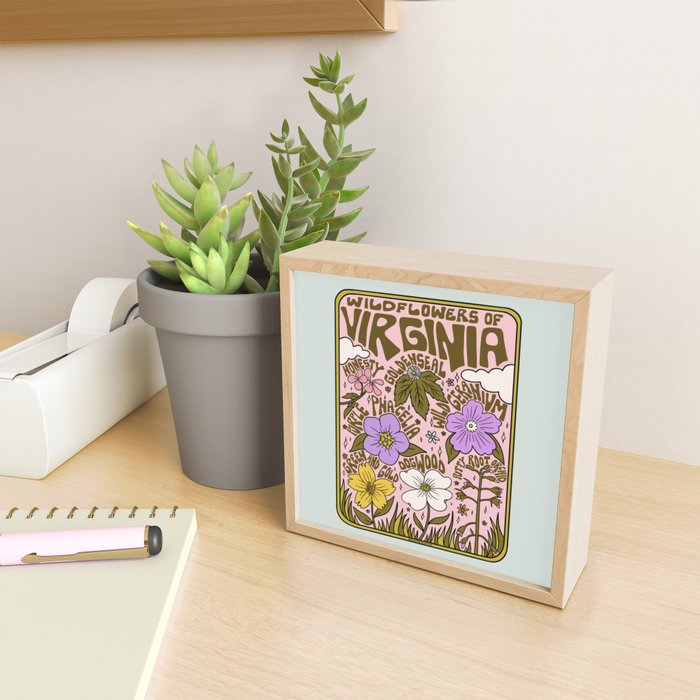 Virginia Wildflowers Mini Art Print Gallery Image 2