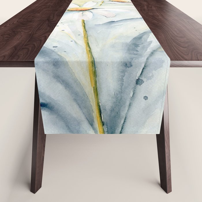 White Daisies Table Runner Gallery Image 1