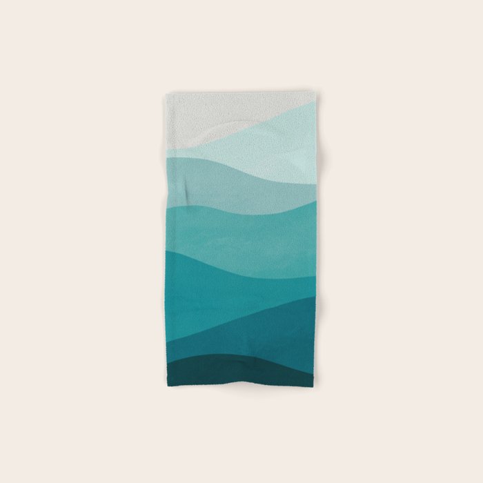 Ocean Waves Bath Towel Gallery Image 1
