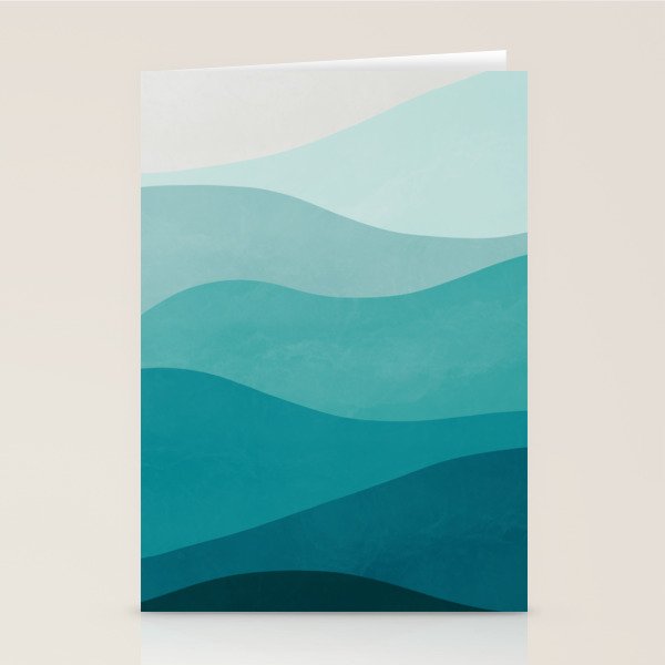 Ocean Waves Stationery Card Gallery Image 2