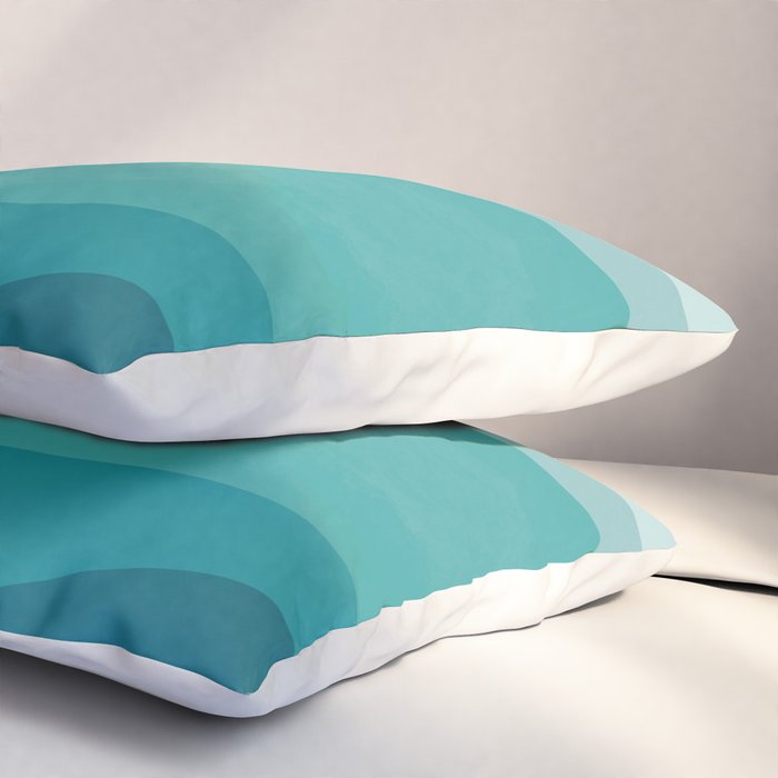 Ocean Waves Pillow Sham Gallery Image 3