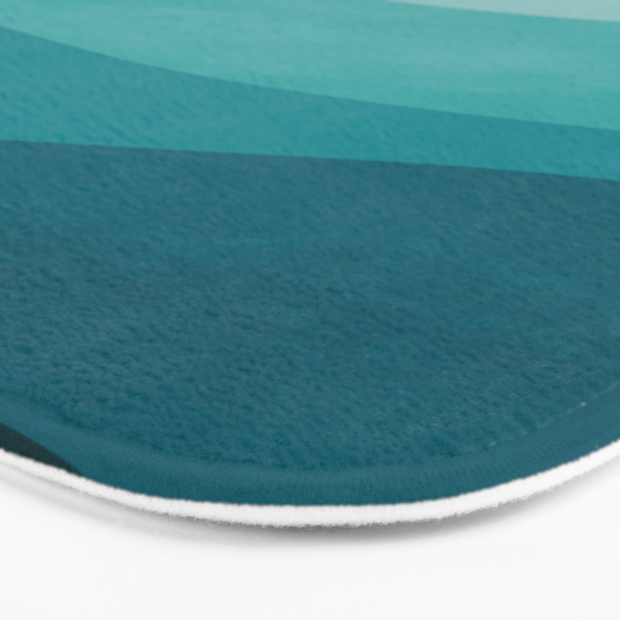 Ocean Waves Bath Mat Gallery Image 3