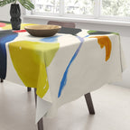 Minimal Abstract Colorful Plant Tablecloth Gallery Image 3