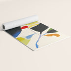 Minimal Abstract Colorful Plant Yoga Mat Gallery Image 2