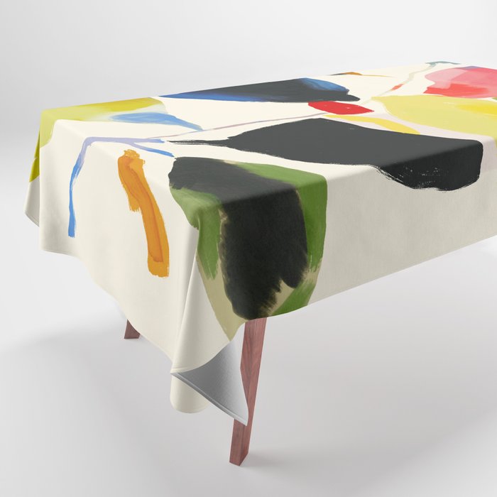 Minimal Abstract Colorful Plant Tablecloth Gallery Image 1
