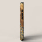 Gustav Klimt Style Dog with Geometric Patterns iPhone Case Gallery Image 2