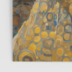 Gustav Klimt Style Dog with Geometric Patterns Poster Gallery Image 3