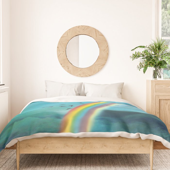 Rainbow Duvet Cover Gallery Image 3