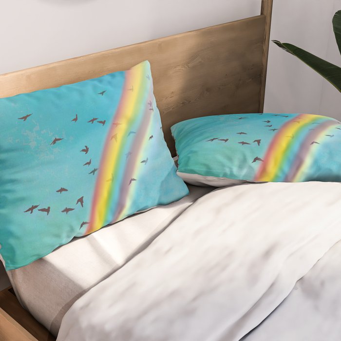 Rainbow Pillow Sham Gallery Image 2