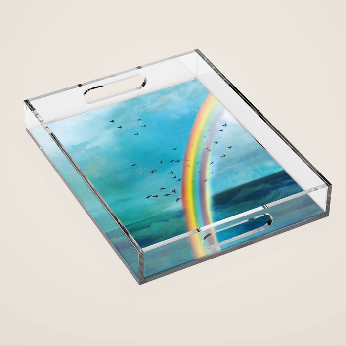 Rainbow Acrylic Tray Gallery Image 1