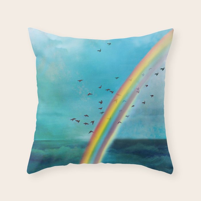 Rainbow Throw Pillow Gallery Image 6