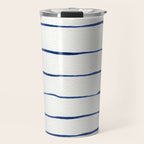 Blue Stripes Travel Mug Gallery Image 1