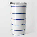 Blue Stripes Travel Mug Gallery Image 3