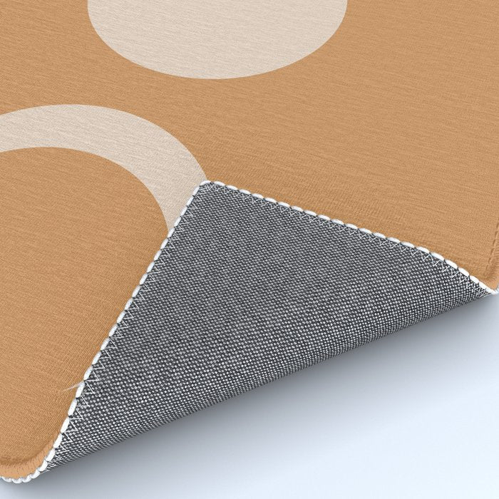 Moon Shapes Minimalism - Desert Sand Rug Gallery Image 4