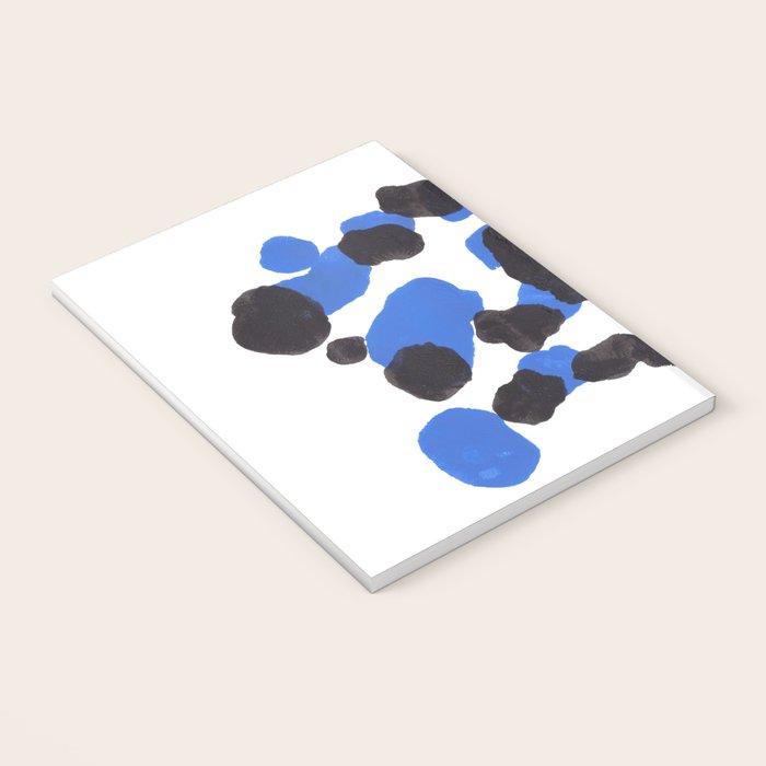 Baby Blue Inkblot Pattern Notebook Gallery Image 3