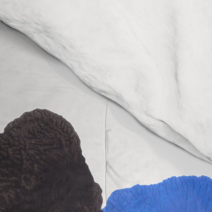 Baby Blue Inkblot Pattern Comforter Gallery Image 4