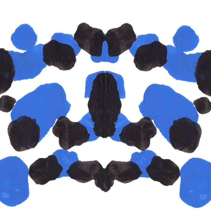 Baby Blue Inkblot Pattern Coffee Mug Gallery Image 2