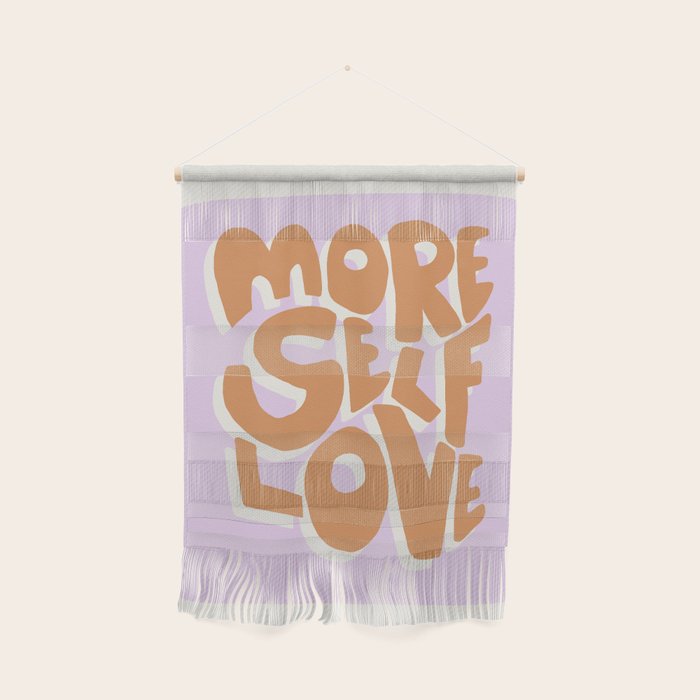 More Self Love | Red Wall Hanging Gallery Image 1