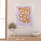 More Self Love | Red Wall Tapestry Gallery Image 2