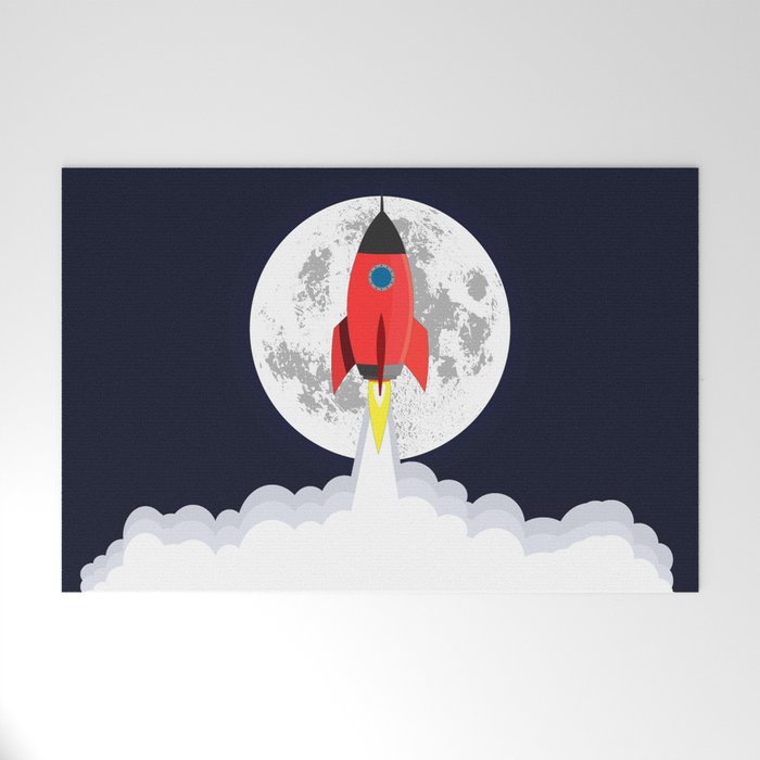 Rocket lift off Welcome Mat Gallery Image 1