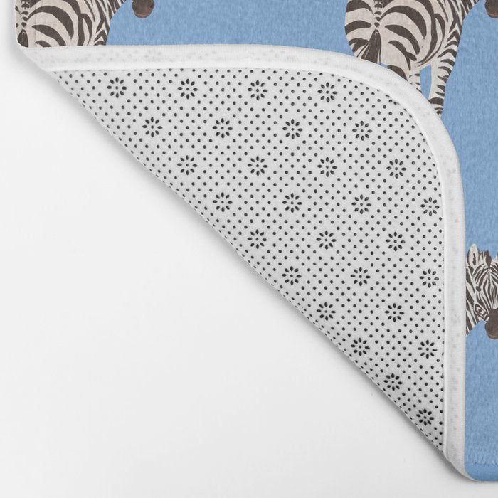 Zebra Bath Mat Gallery Image 2
