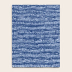Mud Cloth Stitch Stripes Boho Indigo Blue Notebook Gallery Image 4