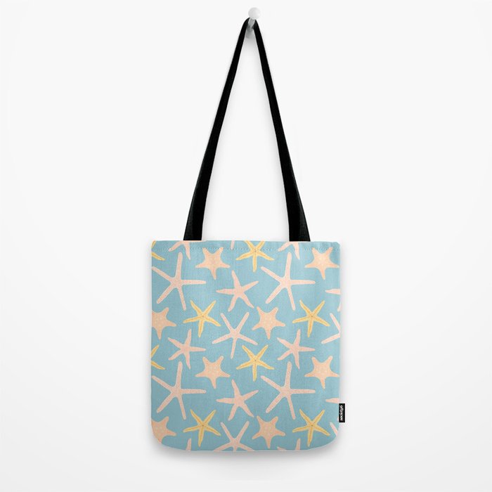 Vintage marine starfish sea animal pattern Tote Bag Gallery Image 2