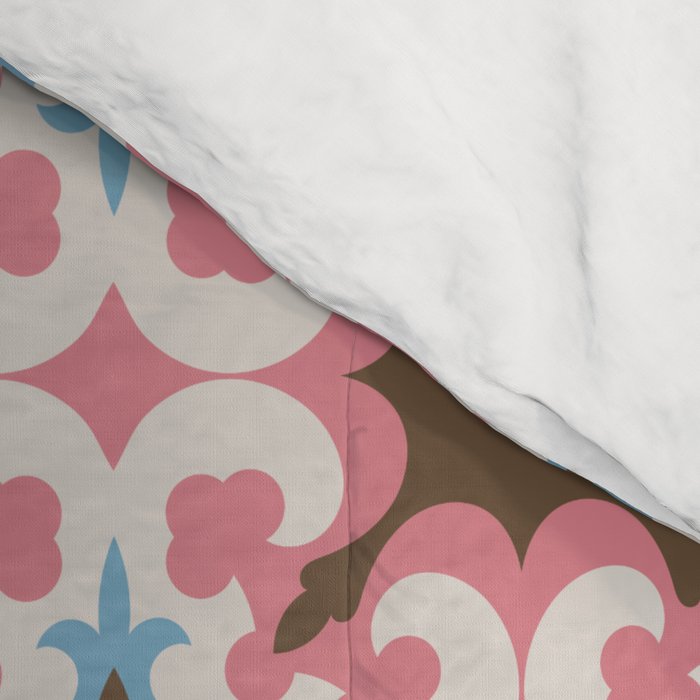 Retro Floral Luxe Revival Comforter Gallery Image 4