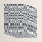 Structured Lines Grid Wrapping Paper Gallery Image 3