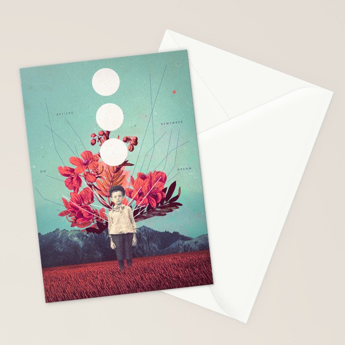 Standing at the Threshold of Time Stationery Card Gallery Image 2