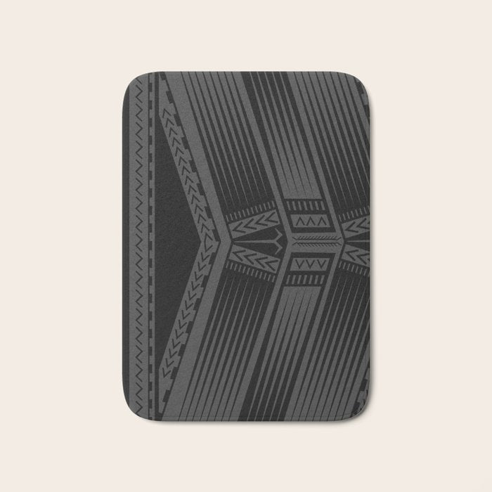 UrbanNesian Samoan Pe'a Bath Mat Gallery Image 1