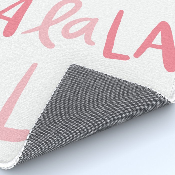 Fa La La . Pop pink Rug Gallery Image 4