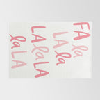 Fa La La . Pop pink Rug Gallery Image 2