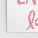 Fa La La . Pop pink Poster Gallery Image 3