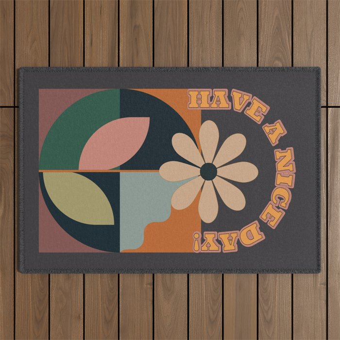 Have A Nice Day 7 Outdoor Rug Gallery Image 1