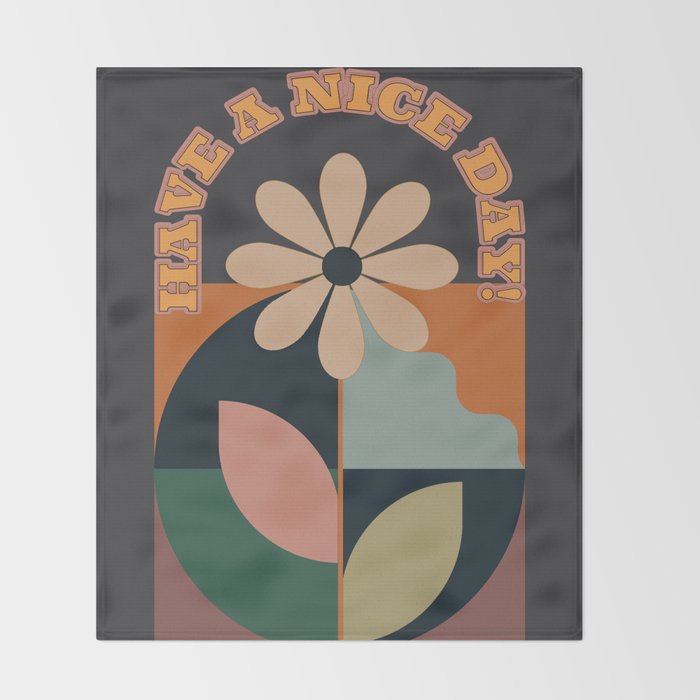 Have A Nice Day 7 Throw Blanket Gallery Image 2