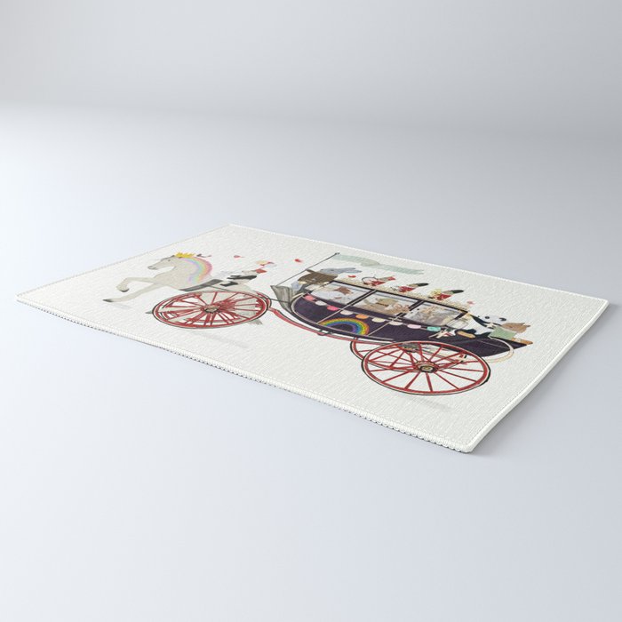 the rainbow carriage Rug Gallery Image 3