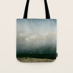 Caspar David Friedrich - The Monk by the Sea Tote Bag Gallery Image 1