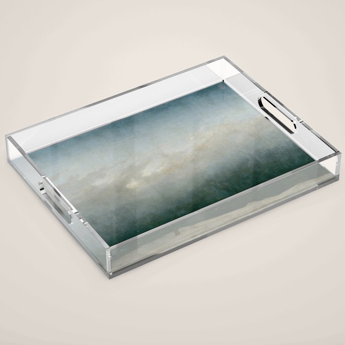 Caspar David Friedrich - The Monk by the Sea Acrylic Tray Gallery Image 1