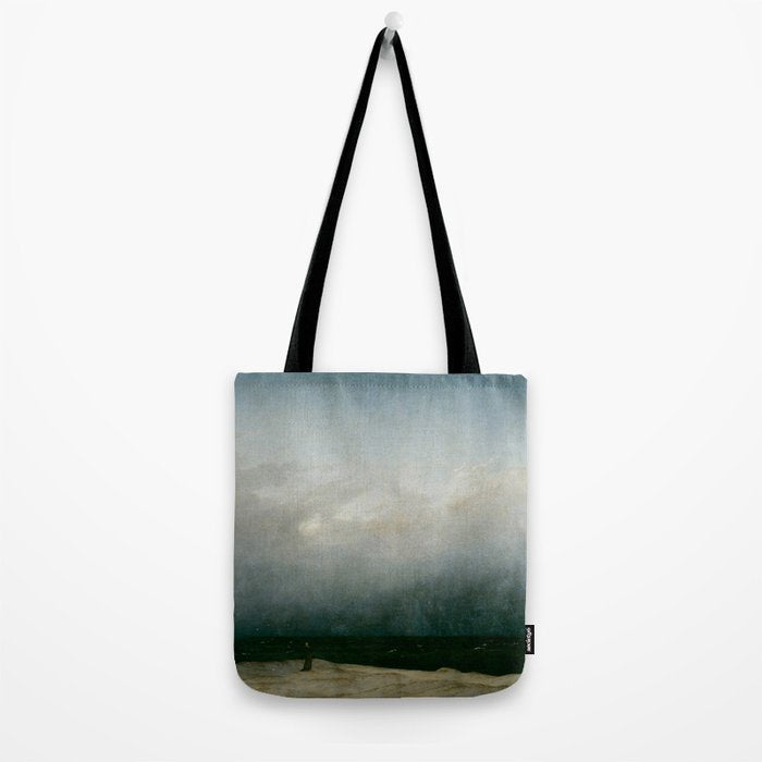 Caspar David Friedrich - The Monk by the Sea Tote Bag Gallery Image 2
