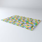 Colorful back to school mosaic pattern Rug Gallery Image 3